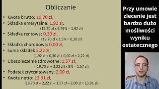 Umowa zlecenie 1970 zł  ile to jest [upl. by Assereht]