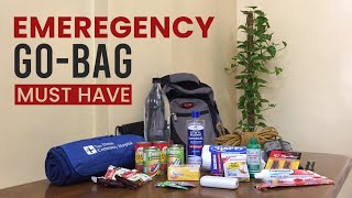 EMERGENCY GOBAG ESSENTIALS  DISASTER PREPAREDNESS 101 [upl. by Aztirak]