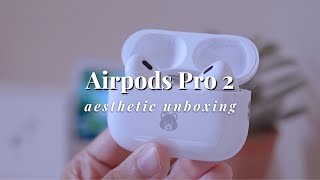 Unboxing  Apple Airpods Pro 2 Hands On Audio Control Gestures Eartip Sizes Improved Case [upl. by Bordie61]