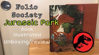 Folio Society Jurassic Park Book Illustrated Unboxingreview [upl. by George311]