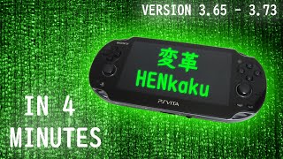 How to install HENkaku in 4 minutes with Final hencore PS Vita 373 [upl. by Ulda]