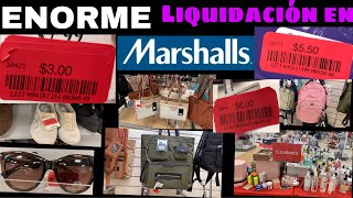 MARSHALLS💥Me sorprendió con tanta LIQUIDACIÓN Montañas de mercancía de marca 85 de su precio REAL [upl. by Nueormahc]