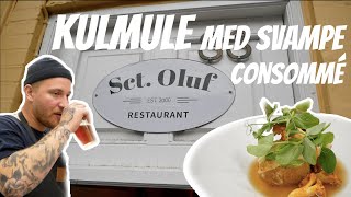 Kulmule med svampe consommé hos Sct Oluf  Cheferne af fisk  P Clausens Fiskehandel [upl. by Tonjes]