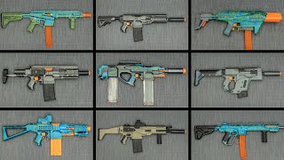 NERF SHOWCASE  Tacticool Customized Nerf Blasters [upl. by Aelyak]