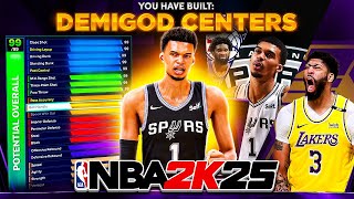 BEST CENTER BUILDS on NBA 2K25 BEST ALL AROUND CENTERS  INSIDE CENTERS amp SHOOTING CENTERS NBA 2K25 [upl. by Niwre]