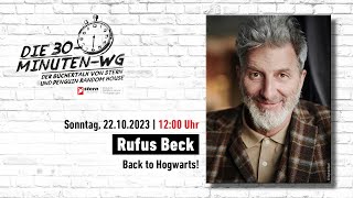 Back to Hogwarts – 25 Jahre Harry Potter  Rufus Beck  30MinutenWG  Frankfurter Buchmesse 2023 [upl. by Ecilayram]