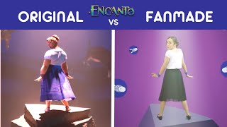 SURFACE PRESSURE Original VS My Concept  Side by Side Comparison ★ Disney ENCANTO in REAL LIFE [upl. by Eehc]