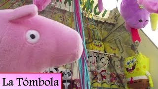 Peppa Pig en la Tómbola de la Feria 🕹 Vídeos de Peppa Pig en español [upl. by Ataynek]