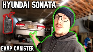 Installing HYUNDAI SONATA Evap Canister [upl. by Nadeau684]