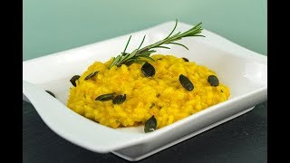 KürbisRisotto mit Rosmarin  so gelingt es garantiert und lecker [upl. by Ecineg]