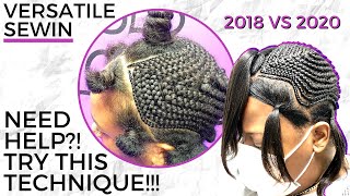 SAME TECHNIQUE 2 YEARS LATER BRAIDING PATTERN FOR SEAMLESS VERSATILE SEWIN STEP BY STEP [upl. by Leafar]