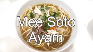 Mee SotoChicken Noodle soup [upl. by Anatolio]