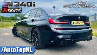 BMW M340i AC Schnitzer REVIEW on AUTOBAHN by AutoTopNL [upl. by Klehm]