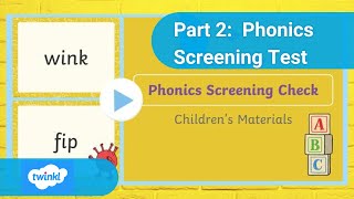 🤩Part 2Year 1 Phonics Screening Check Phonics [upl. by Mccarty]