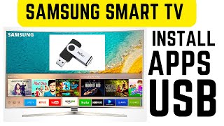 HOW TO INSTALL APPS FROM USB TO SAMSUNG SMART TV [upl. by Agnew]