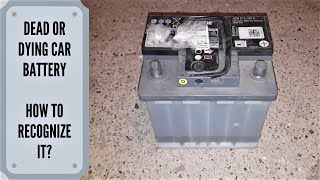 Signs Of A Dying Or Dead Car BatteryHow To Know If The Battery Is The Problem [upl. by Oal480]