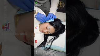 Flat amp Anti tragus piercing process shortvideo piercingideas tindik piercingfypシ viralvideo [upl. by Ttocserp]