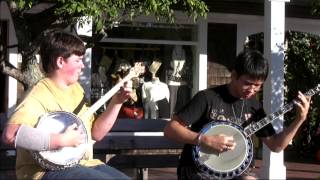 Banjo Music quotBanjo Boogiequot  Jesse amp Nathan  Perkins Cove [upl. by Atsedom431]