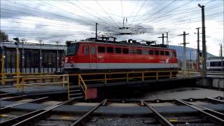 1142 6962 ÖBB von der Drehscheibe Heizhaus Bw Villach Westbahnhof Kärnten 25 april 2012 [upl. by Carmelle411]