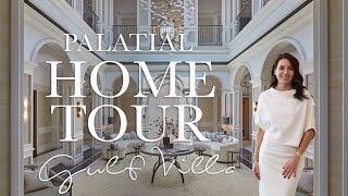 HOME TOUR  PALATIAL GULF VILLA [upl. by Nelleus]