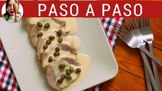 Receta de VITEL TONÉ para navidad Como hacer vitel toné muy fácil  Paulina Cocina [upl. by Lietman]