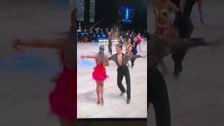 International Dancesport Championships 2024  under 21 Latin  Ervinas Valskys amp Alexa Sosna [upl. by Kcirttap]