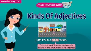 Kinds Of Adjectives  English Grammar  Grade 4 amp 5  Tutway [upl. by Melisse668]