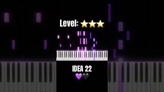 Idea 22 by Gibran Alcocer Piano Tutorial shorts piano tutorial [upl. by Jumbala915]