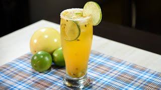 CÓMO HACER LA MEJOR MICHELADA DE MARACUYÁ [upl. by Dwan]