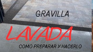 ✅ COMO LAVAR GRAVILLA CON GRANO BLANCO  fácil y rápidomanosalaobra ceramica construction [upl. by Naillimixam805]