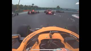 DANIEL RICCIARDO ONBOARD HUNGARIAN GP BEFORE STROLL CRASHING ON HIM [upl. by Elinor156]