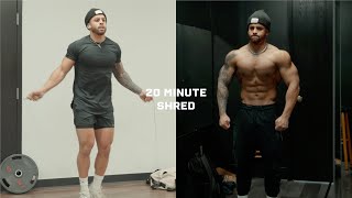 INTENSE 20 Minute Cardio Morning Routine For Staying Shredded [upl. by Farant]