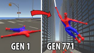 AI Learns To Swing Like Spiderman [upl. by Nirre893]