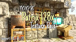 Minecraft 120119118 Shader Patrix 128x Texture Pack For Android [upl. by Tifanie]