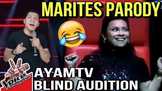 Marites Ka Nga by Ayamtv  Blind Audition  The Voice PH VIRAL PARODY [upl. by Chitkara]