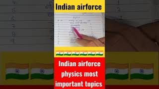 Indian airforce physics most important topics airforce physics important topics airforce physics [upl. by Stegman]