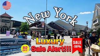 NEW YORK’s PREMIUM OUTLET 4K🇺🇸Woodbury Common Premium Outlet Walking Tour May 24 2024 [upl. by Desireah]