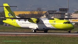 Mistral Air ATR 72 Land amp Take off  Florence Peretola Airport [upl. by Jorgensen]