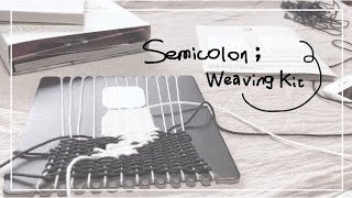 ⋆⸜ SEVENTEEN ⸝⋆ Semicolon Weaving Kitを作ってみた [upl. by Jeffy]