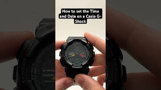 How to Set the Time and Date on a Casio G Shock Watch in Under 1 Minute [upl. by Morris]