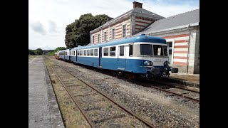 CFCB  Le Napoléon express entre en gare de Pontivy [upl. by Akitnahs]