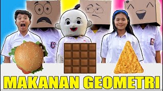 PILIH KARAKTER MUKA KARDUS SESUAI MAKANAN GEOMETRI [upl. by Beryl]