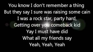 Luke Bryan All My Friends Say Lyrics [upl. by Sieracki]