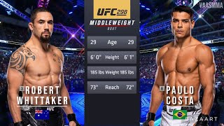 ROBERT WHITTAKER VS PAULO COSTA FULL FIGHT UFC 298 [upl. by Jacqui]