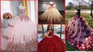 New Wedding Stylish Ball Gown Dress Design Collection for Ladies Princess Ball Gown Dress Design [upl. by Aitercal270]