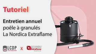 Entretien annuel poêle à granulés La NOrdica Extraflame [upl. by Eeruhs]