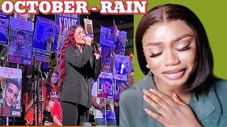 גולן  אוקטובר ריין עדן October RainEden Golan  REACTION [upl. by Nomzed543]