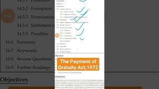 The Payment of Gratuity Act1972 gratuity labourlaw law educational [upl. by Hacissej436]