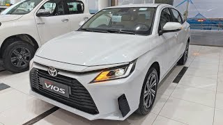 The all new Toyota Vios 2024  White Color  First Look [upl. by Rycca416]