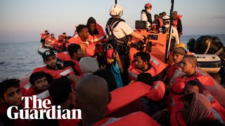 Get away from the target rescuing migrants from the Libyan coast guard  Emmy 2022 nominee [upl. by Aylatan]